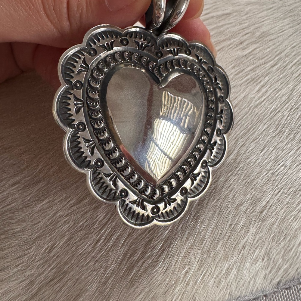 Sunshine Reeves Sterling Silver Heart Pendant - Picture 3 of 8
